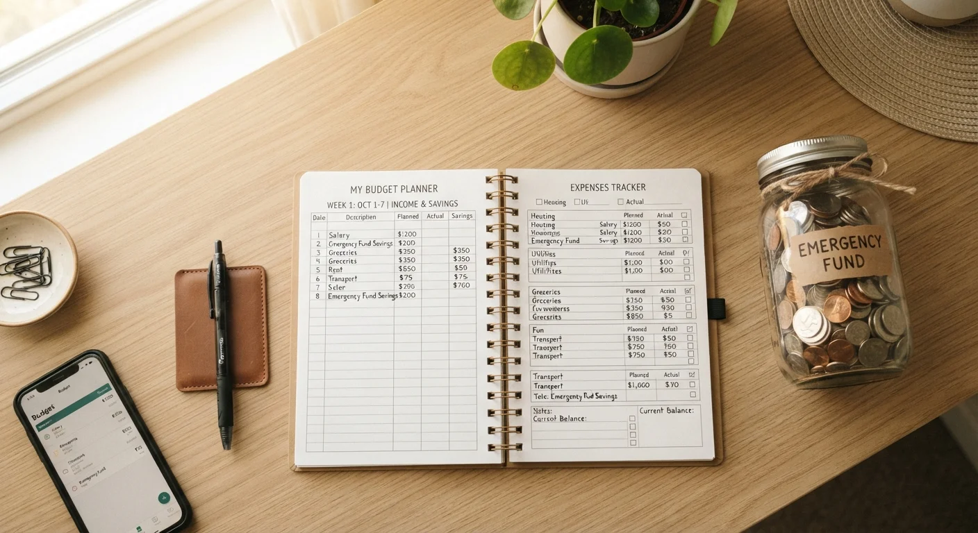 Emergency Fund vs. Monthly Budget: How the Two Work Together
