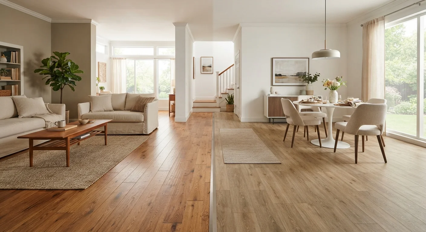 Hardwood vs. Luxury Vinyl Plank Flooring: Which Holds Up Better?