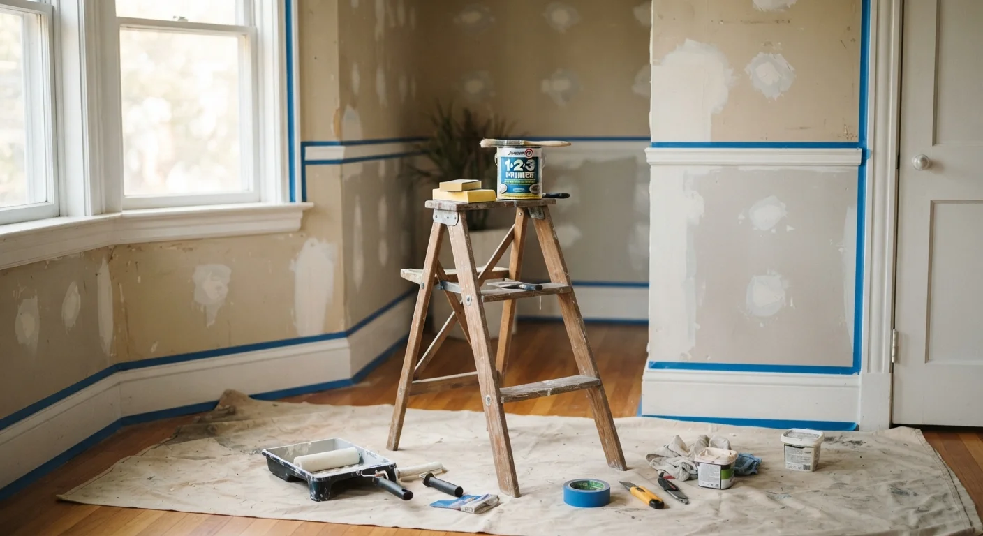 Painting Interior Walls: Surface Prep Is the Whole Job