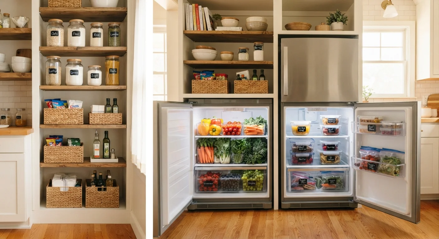 Pantry, Fridge, and Freezer: A Practical Guide to Home Food Organization