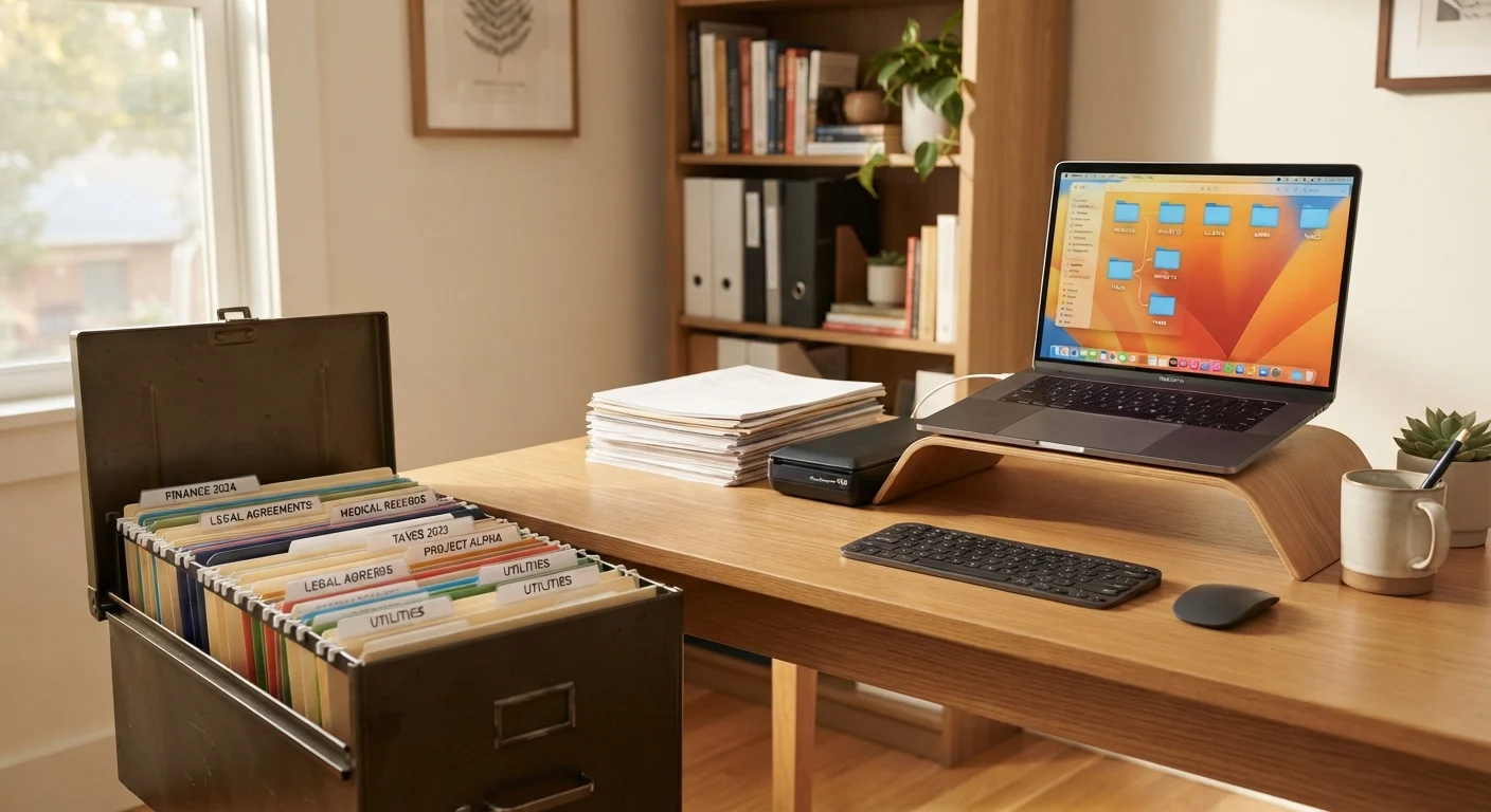 Paper and Digital: Managing Household Documents Without Losing Your Mind