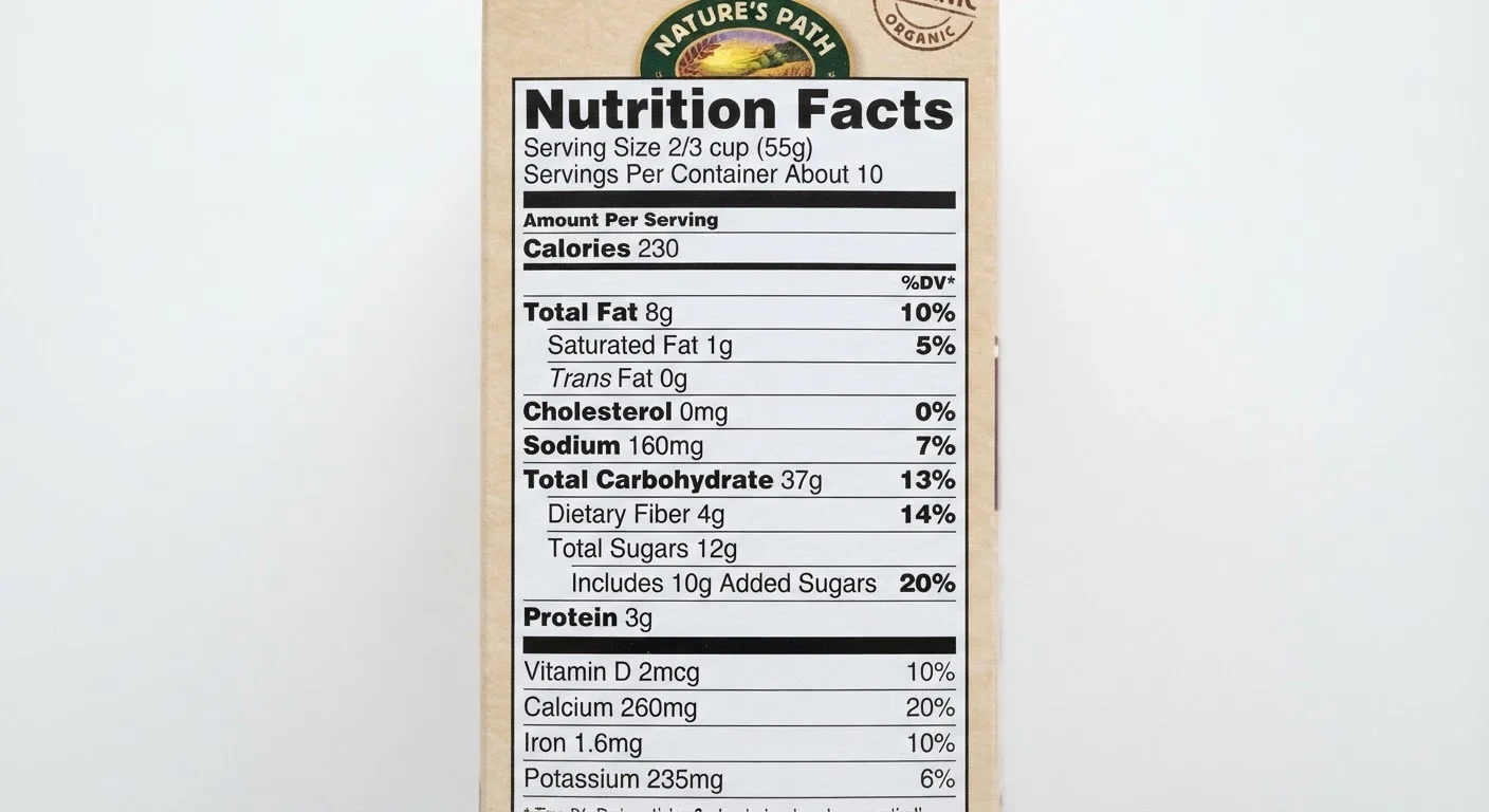Reading a Nutrition Facts Label Without Confusion