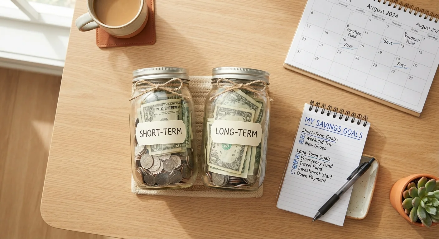 Saving for Short-Term Goals vs. Long-Term Goals: Matching Strategy to Timeline